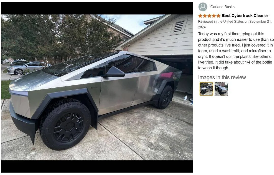 Tesla Cybertruck CybersudZ Car Wash: What Our Customers Are Saying + Special Offer for CTOC Members amazon1