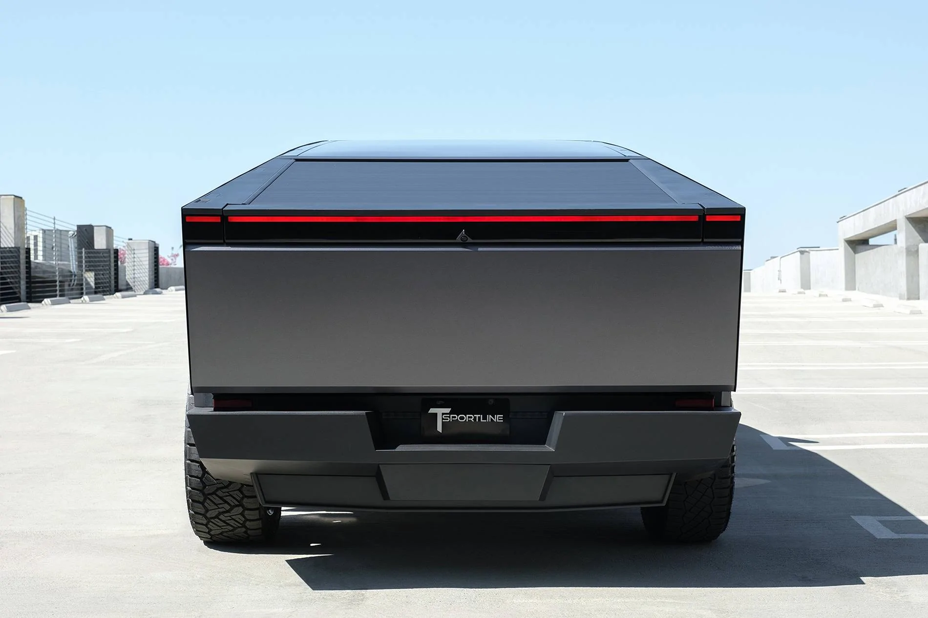 Tesla Cybertruck GREY / GRAY Vinyl Wrap & PPF Cybertruck -- Photos & Videos 3M Satin Dark Gray wrapTsportline  24%22 CTM fully forged monoblock wheels on Cybertruck 5