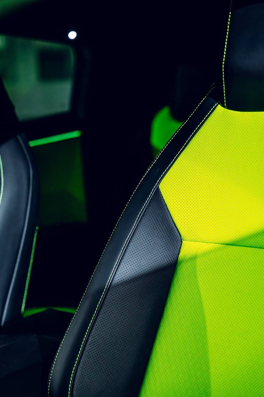 Tesla Cybertruck Custom Cyberbeast Build -- 22x9.5" CT8 Forged Wheels x Falken Wildpeak All Terrain 4W 325/50R22 x Acid Green Custom Interior - 13" WIDE 🤯 myct-6-