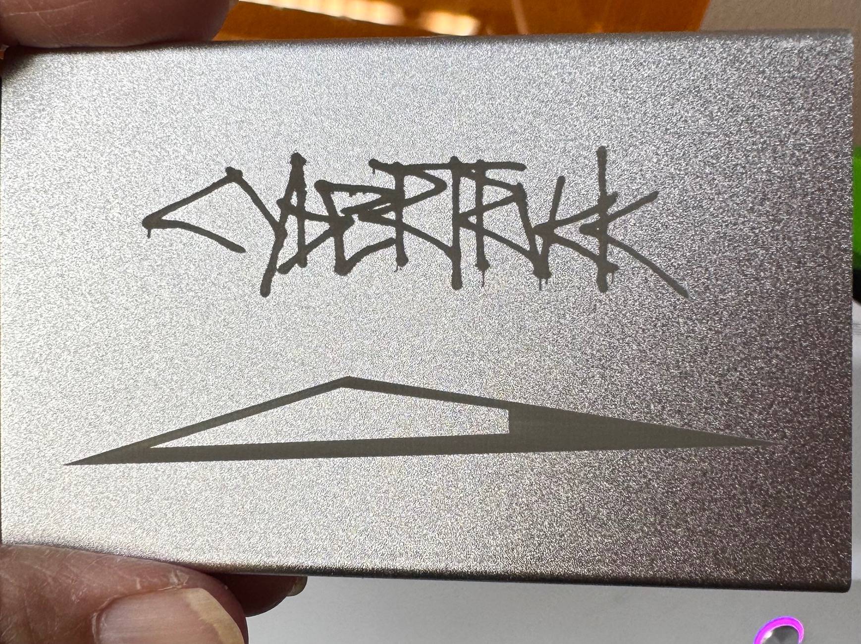 Tesla Cybertruck Laser engraved CT wallet IMG_0036