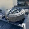 Tesla Cybertruck Anyone try mounting spare tire in bed standing up along back wall? Vertically... cybertruckco-cybertruck-billet-aluminum-heavy-duty-crossbars-5-100x100