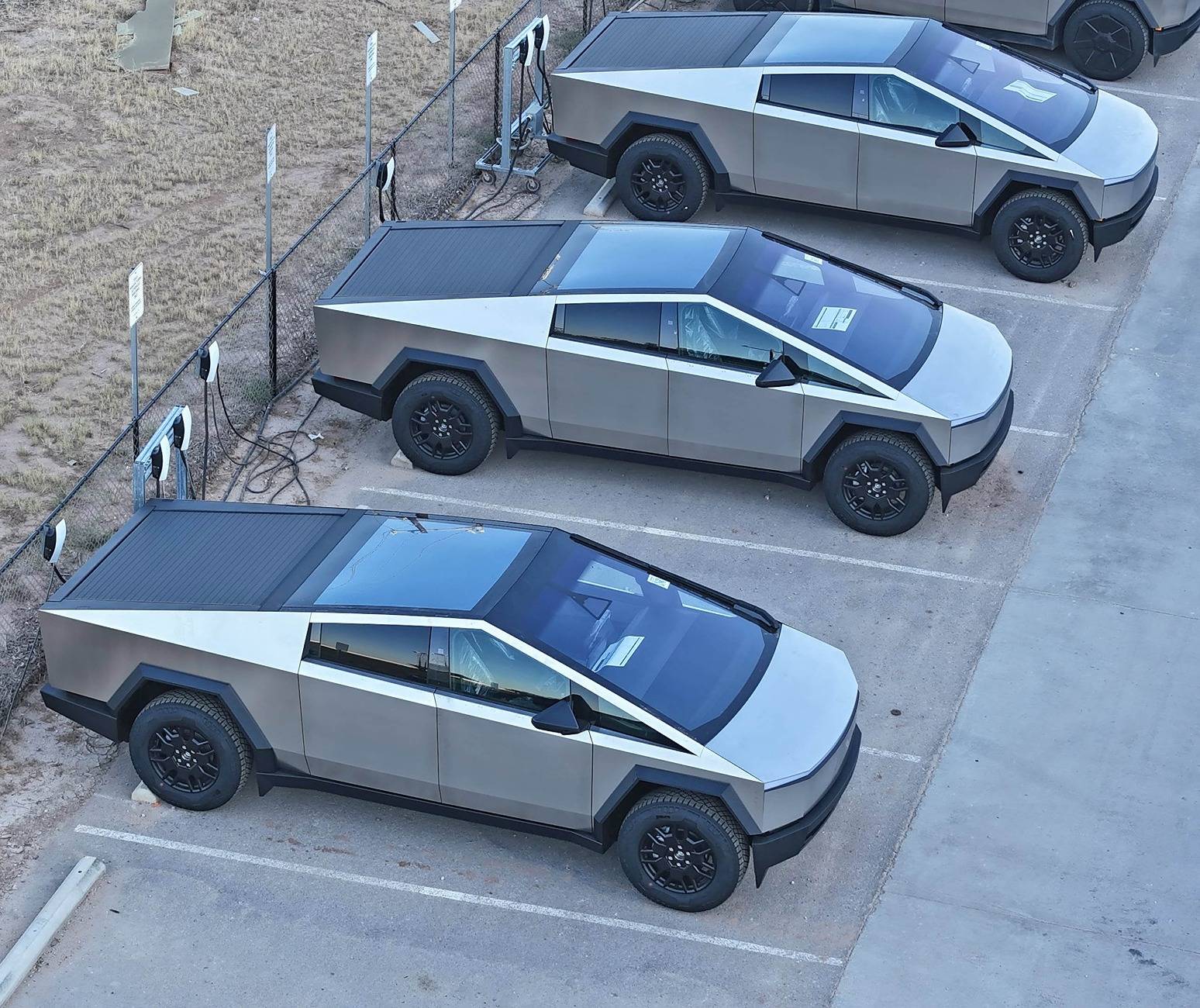 Tesla Cybertruck Non-Foundation Series Cybertruck First Looks @ Giga Texas! Non-Foundation Series Cybertruck First Real Life Looks 2 copy