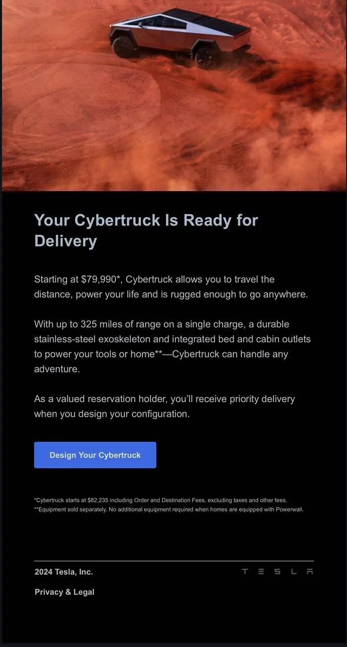 Tesla Cybertruck NON-Foundation Series Cybertruck Now Available to Order (Price: $79,900) !! IMG_2617