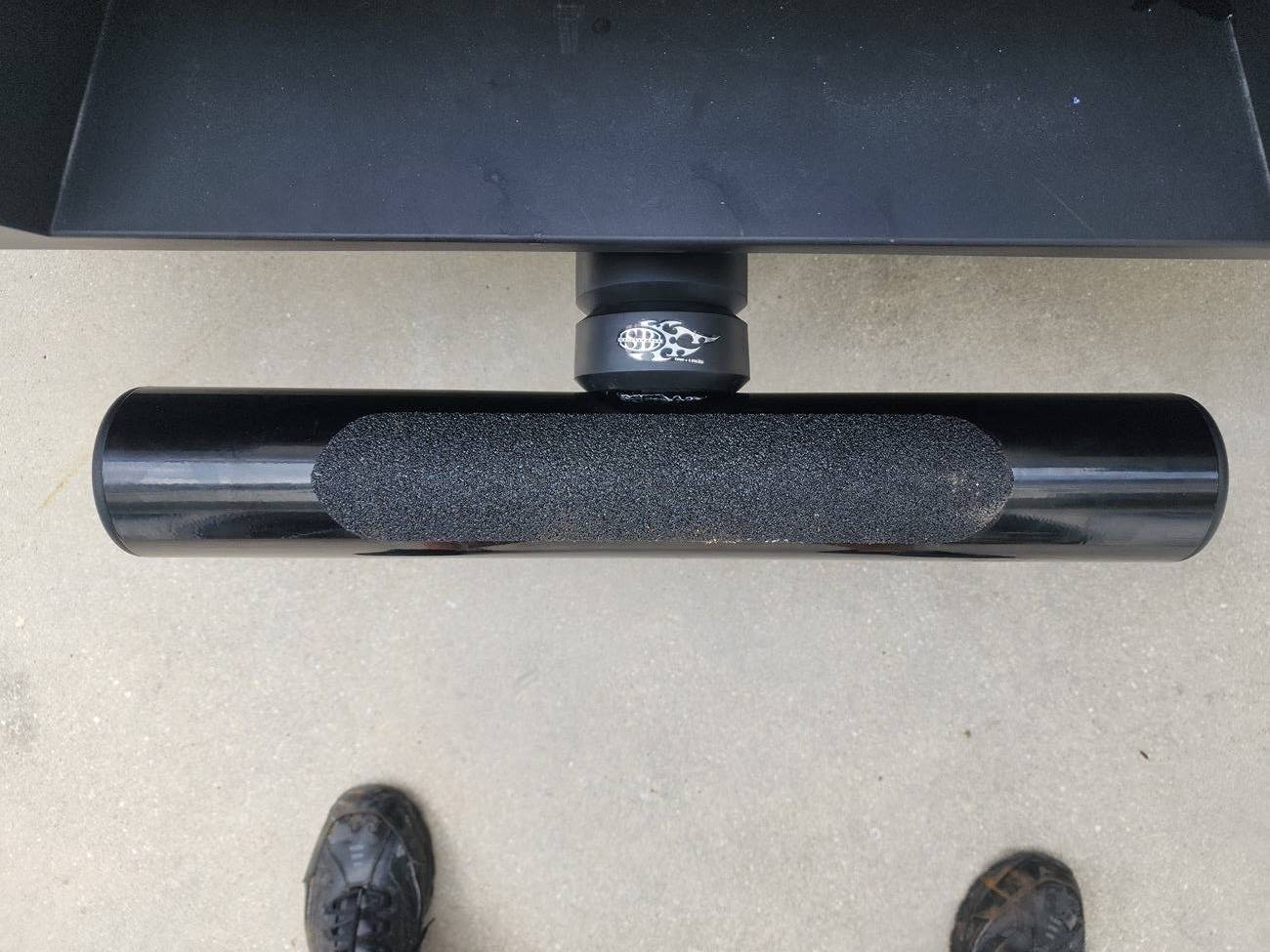 Tesla Cybertruck Hitch step for rear bump protection, shock absorbing, and whiplash reduction hitch step tesla cybertruck