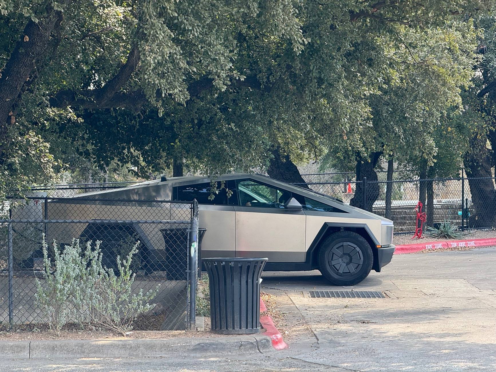 Tesla Cybertruck Spotted Non-Foundation Series Cybertruck at supercharger IMG_8922