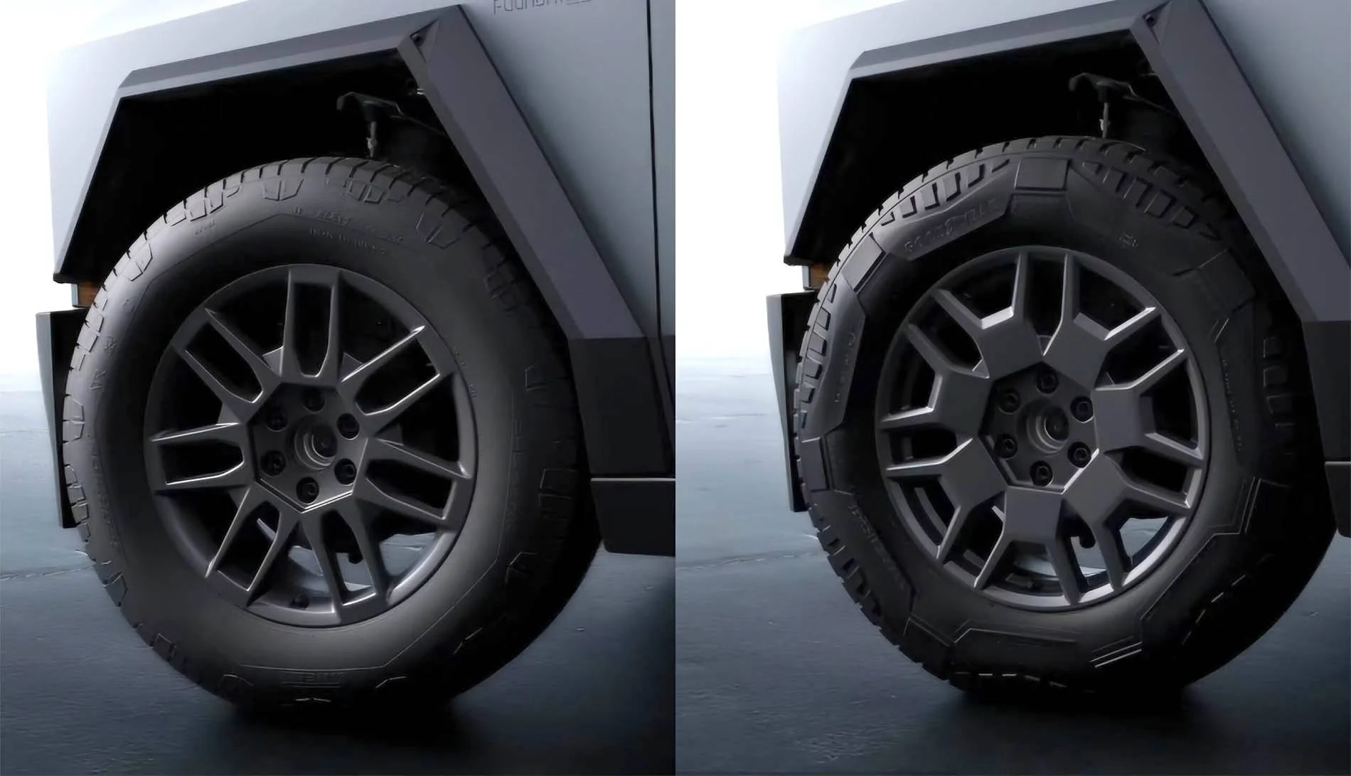 Tesla Cybertruck Spotted Non-Foundation Series Cybertruck at supercharger 1000000583