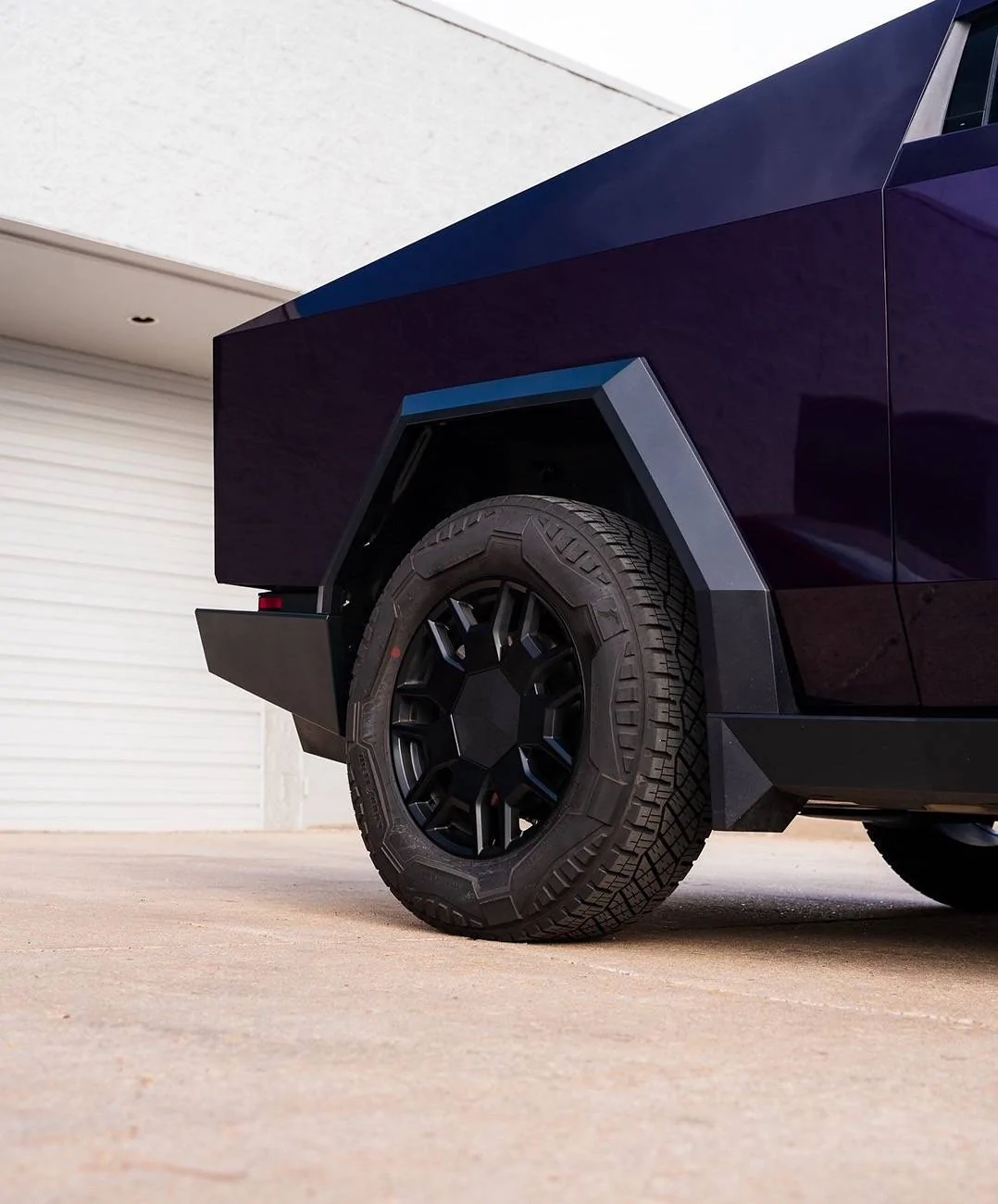 Tesla Cybertruck BLUE / BLURPLE / PURPLE Vinyl Wrap & PPF Cybertruck -- Photos & Videos IMG_7806