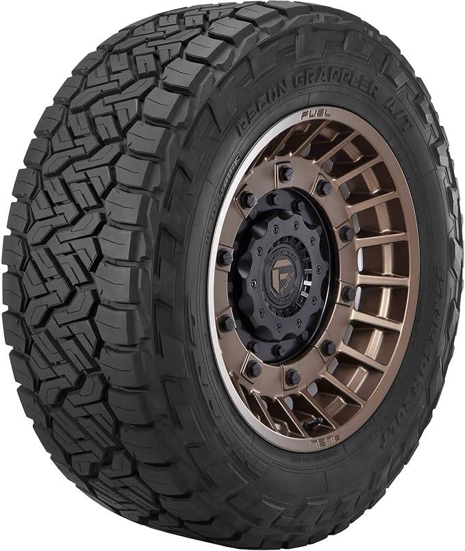 Tesla Cybertruck Martian Wheels 18" Cyber Rover beadlock wheels on Cybertruck Recon Grappler 30570r18