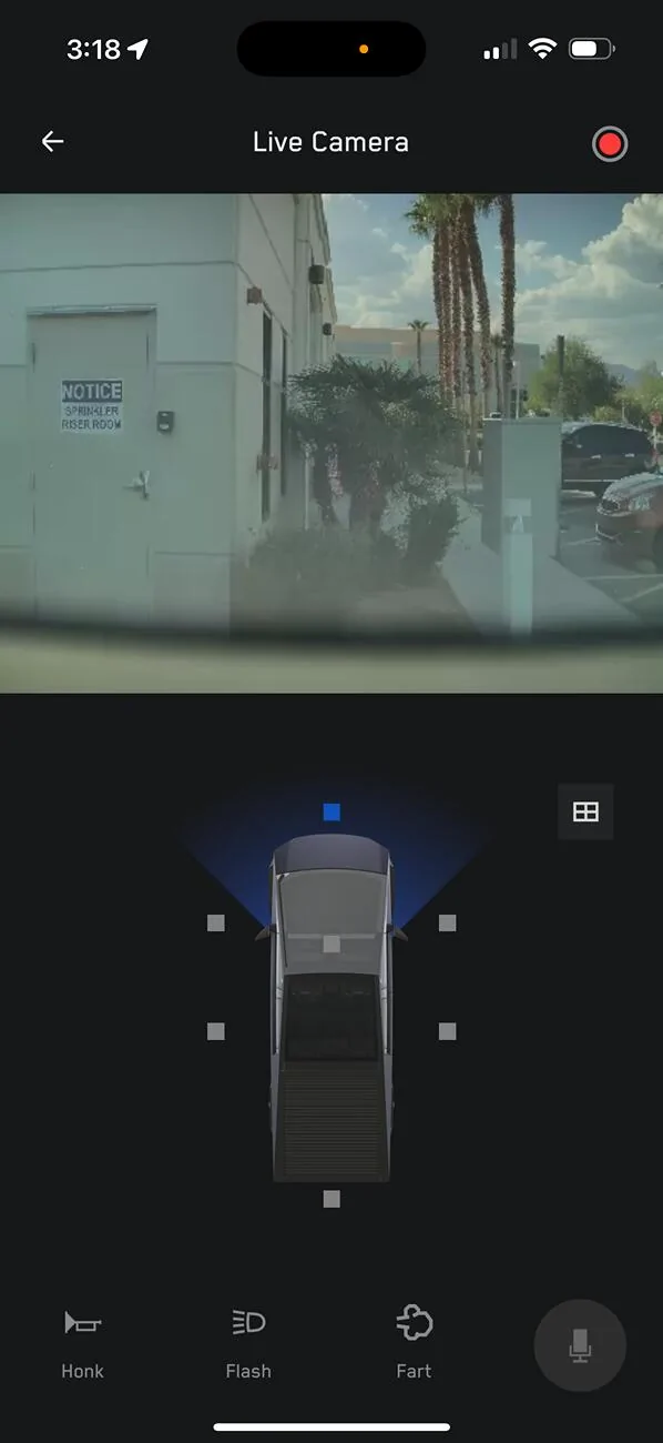 Tesla Cybertruck Obstructed Dashcam / Front FSD Cam - Normal? IMG_0044