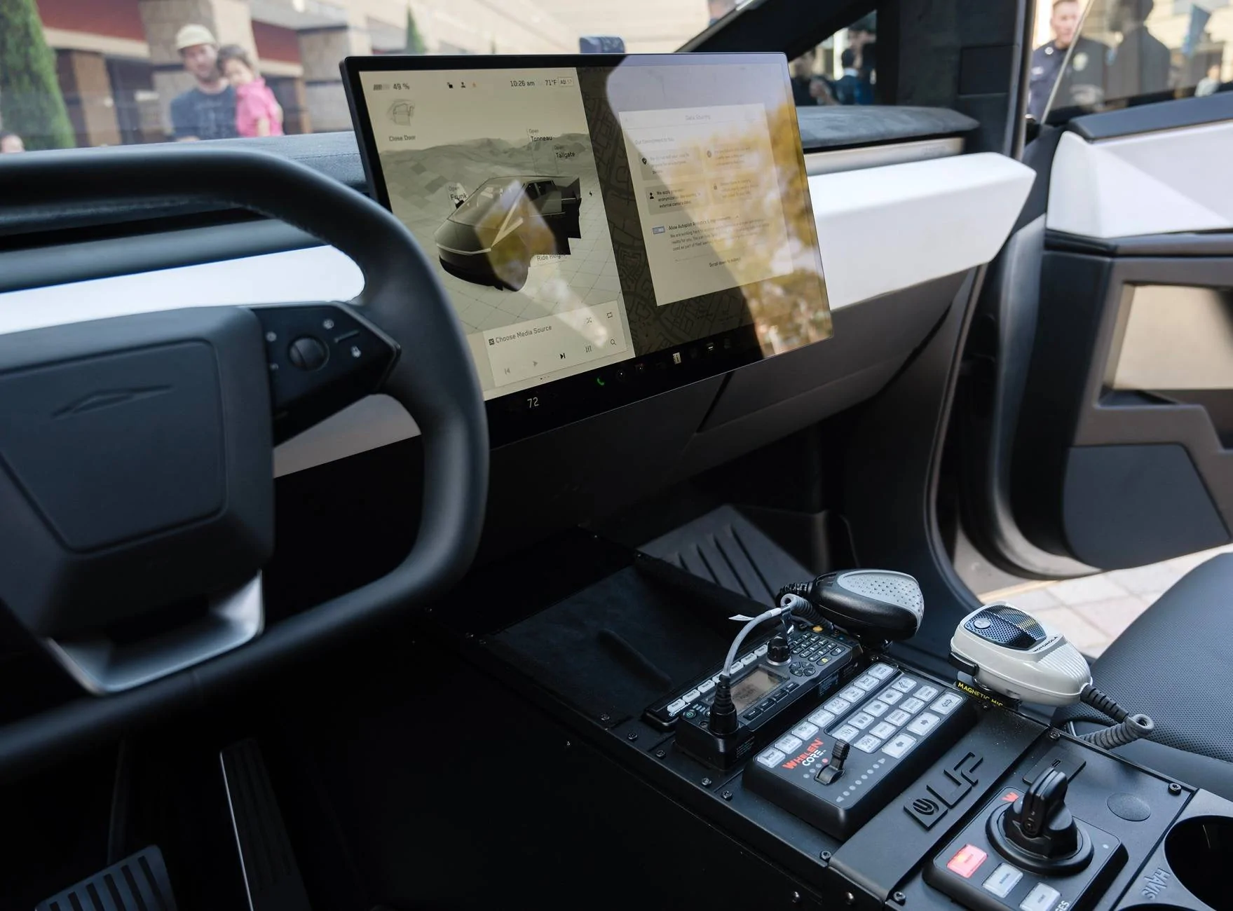 Tesla Cybertruck Irvine Police Cybertruck Revealed! Upfit build by Unplugged Performance cybertruck irvine police department 3