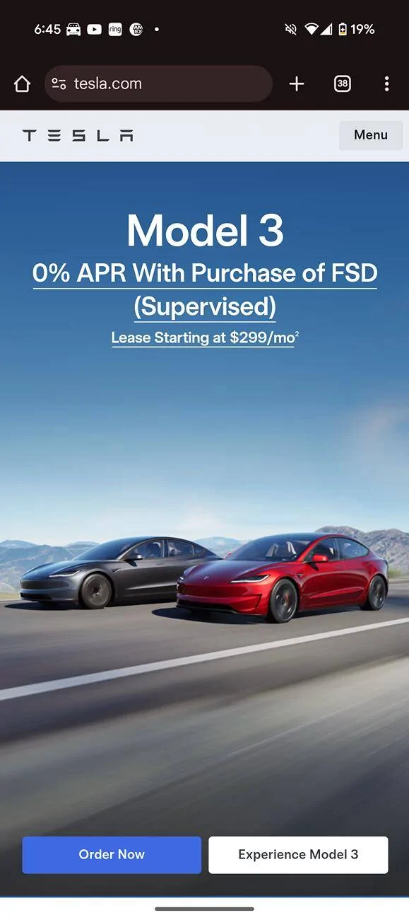 Tesla Cybertruck 0% Interest on 3&Y if you buy FSD!! Screenshot_20241008-184516