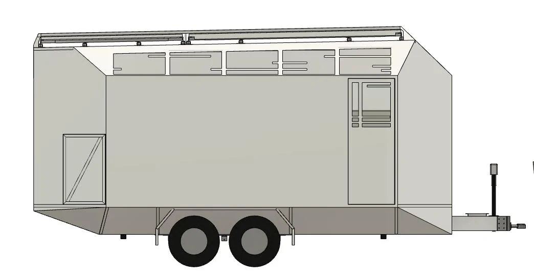 Tesla Cybertruck Custom Trailer Project (unfinished) Screen Shot 2024-10-06 at 8.30.24 AM