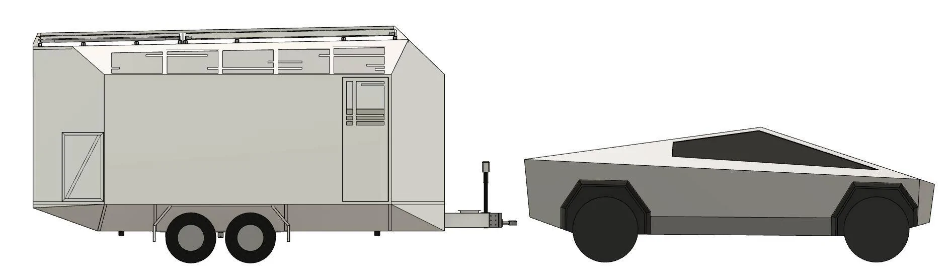 Tesla Cybertruck Custom Trailer Project (unfinished) Screen Shot 2024-10-06 at 8.30.34 AM