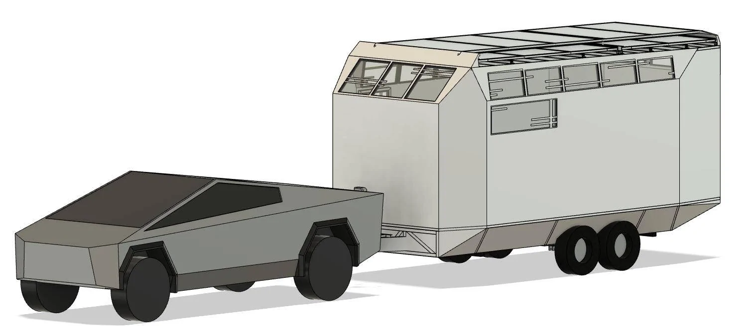 Tesla Cybertruck Custom Trailer Project (unfinished) Screen Shot 2024-10-06 at 8.31.21 AM