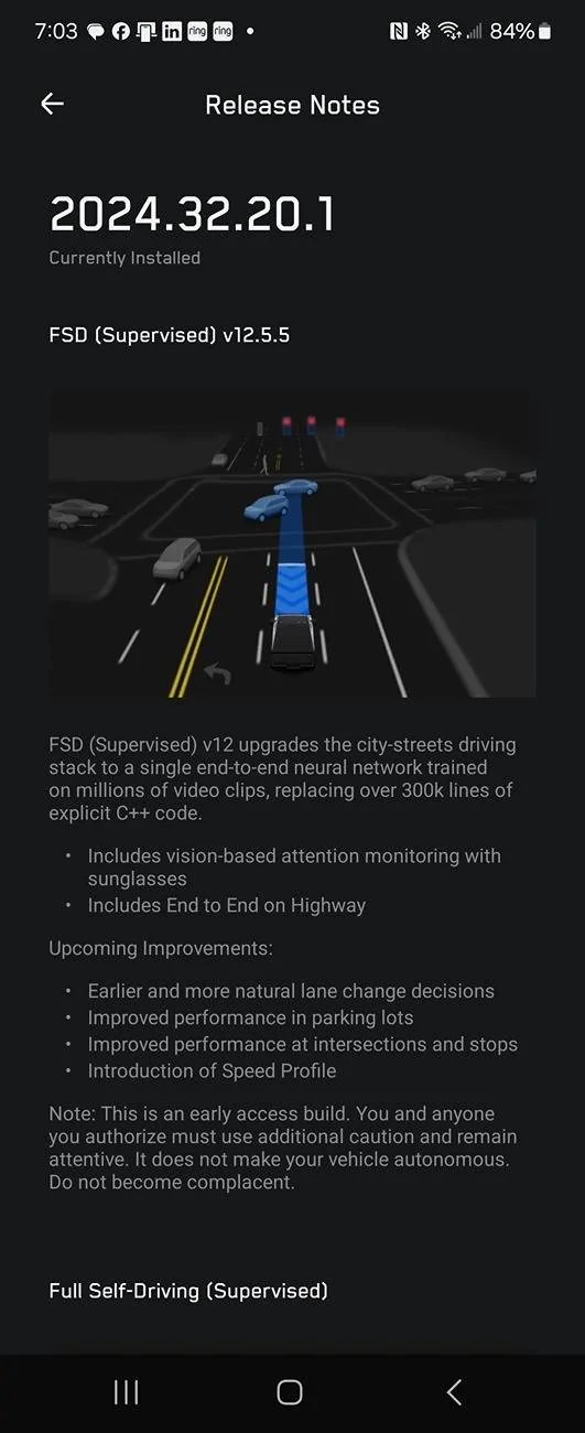 Tesla Cybertruck 2024.32.20.1 Update Now Downloading 1000000988