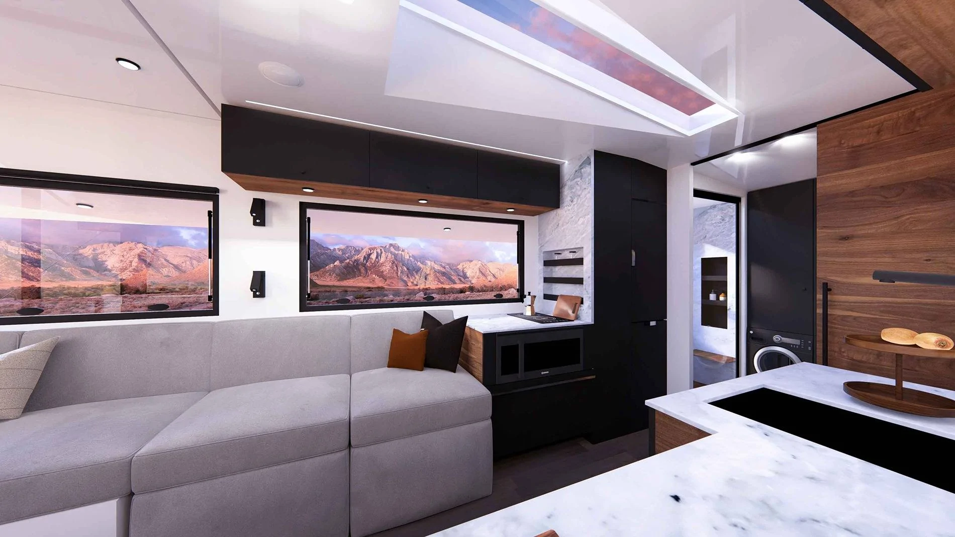 Tesla Cybertruck CyberTrailer by Living Vehicle -- specs and images released cybertrailer by living vehicle for tesla cybertruck 4