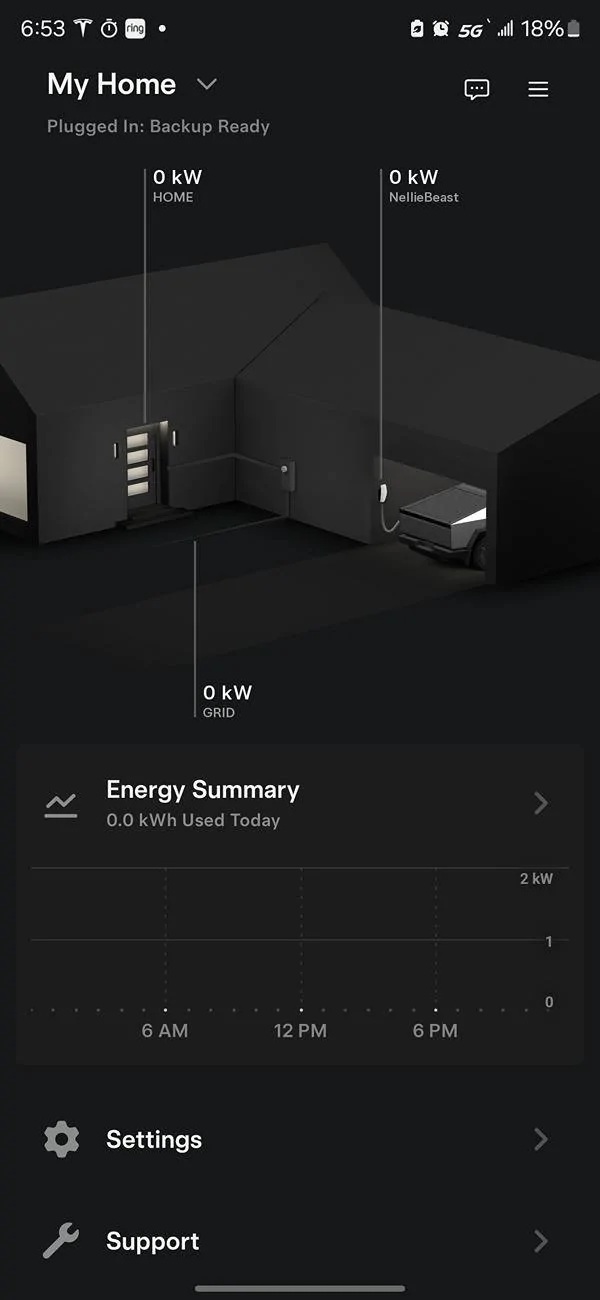 Tesla Cybertruck Power Stats on My Home 1000012486