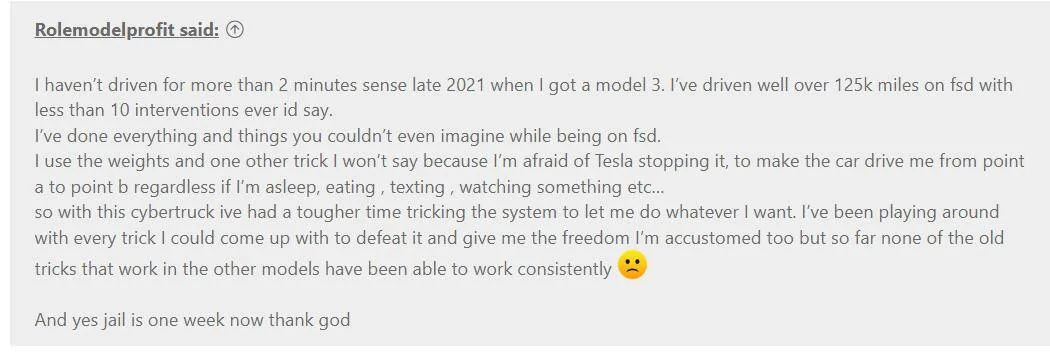 Tesla Cybertruck Kicked out of FSD NOT EVEN 1 WEEK!!! 1728736612552-2j