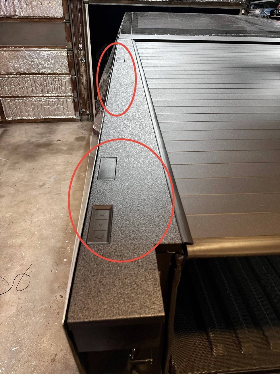 Tesla Cybertruck Sail pillar recall fix isn't working (fell off again) IMG_0856