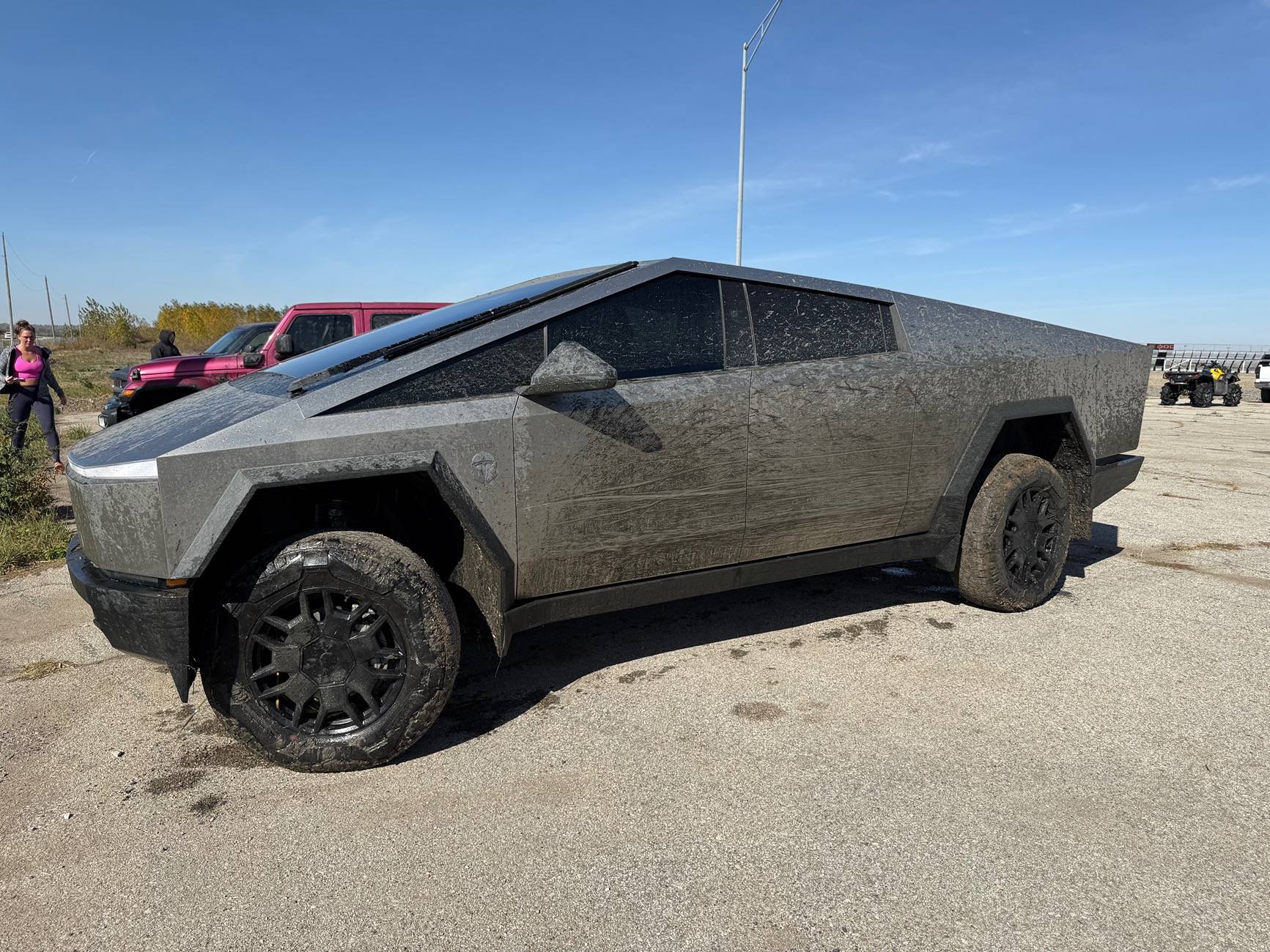 Tesla Cybertruck Wade Mode was a success IMG_0214