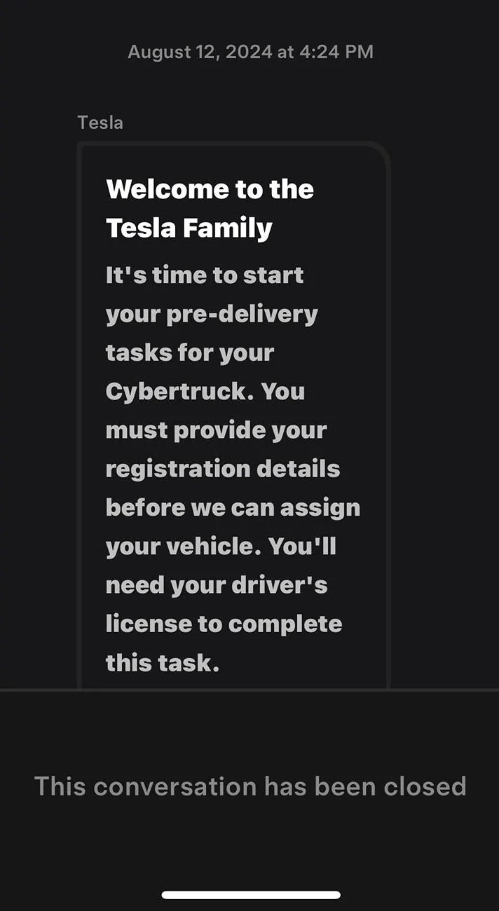Tesla Cybertruck How long before I get an estimated delivery date? IMG_6222