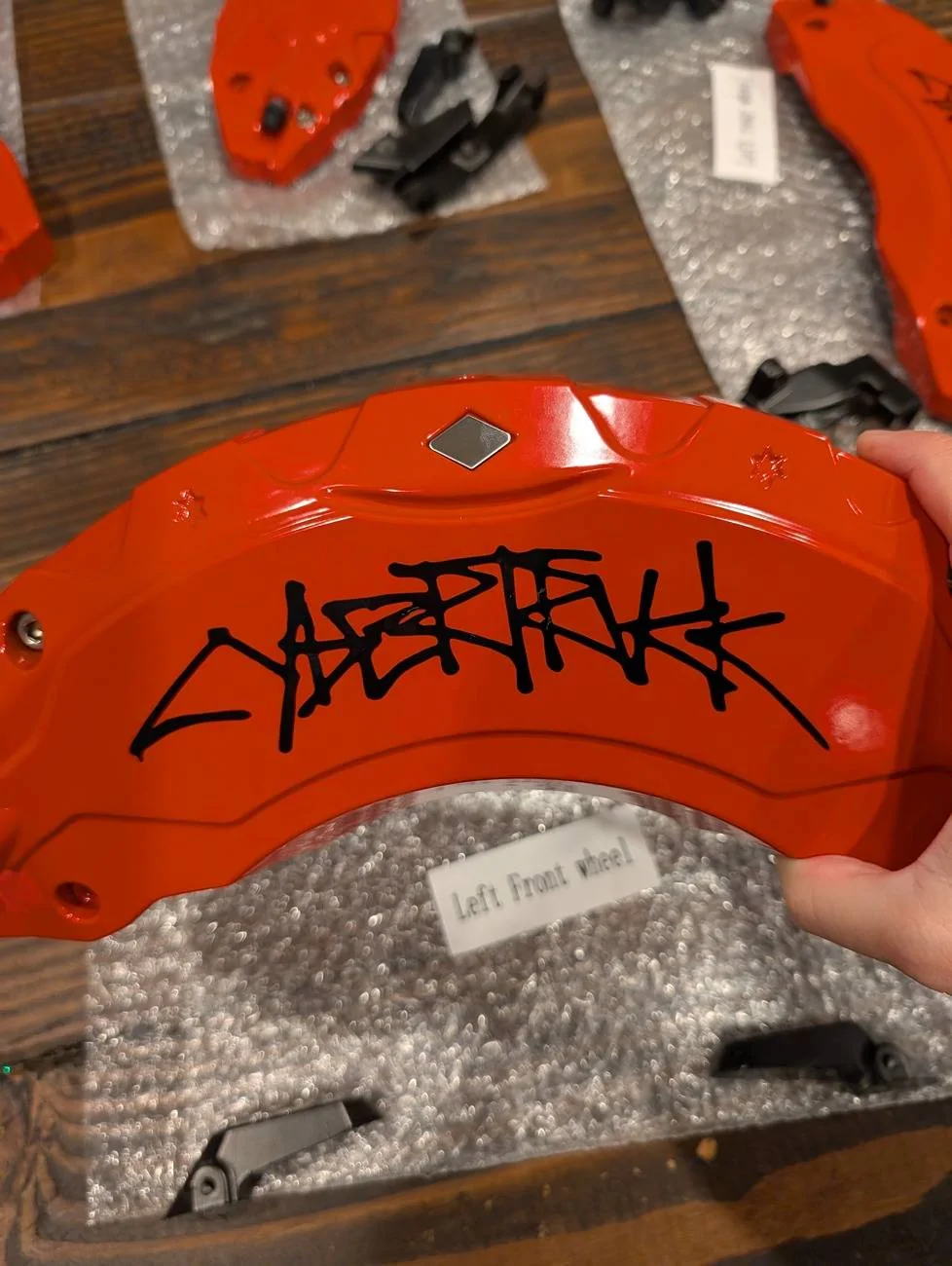 Tesla Cybertruck Caliper Brake Covers for Your Cybertruck: Easy Install - by CyberGear PXL_20241012_223938242