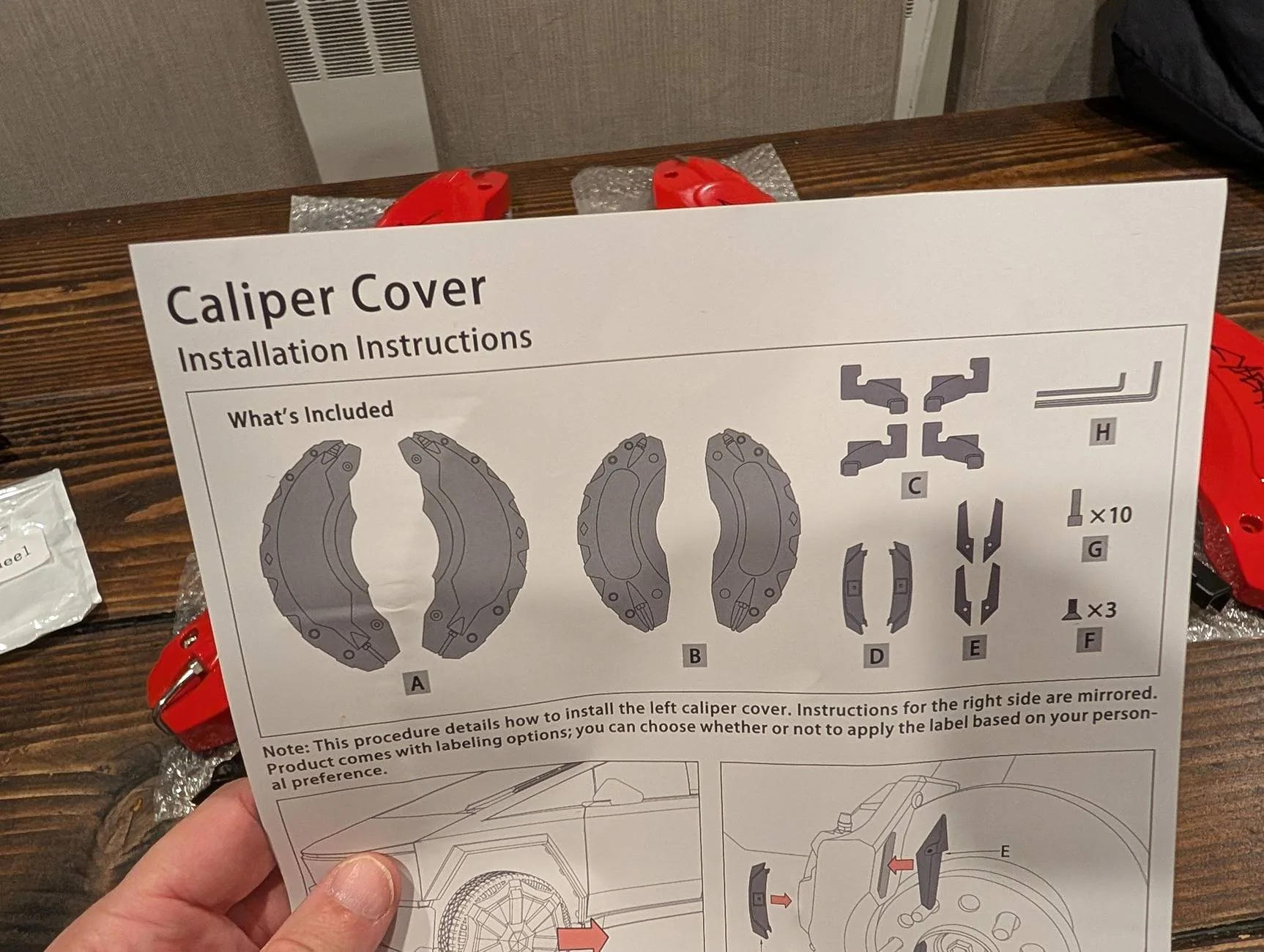 Tesla Cybertruck Caliper Brake Covers for Your Cybertruck: Easy Install - by CyberGear PXL_20241012_223747314