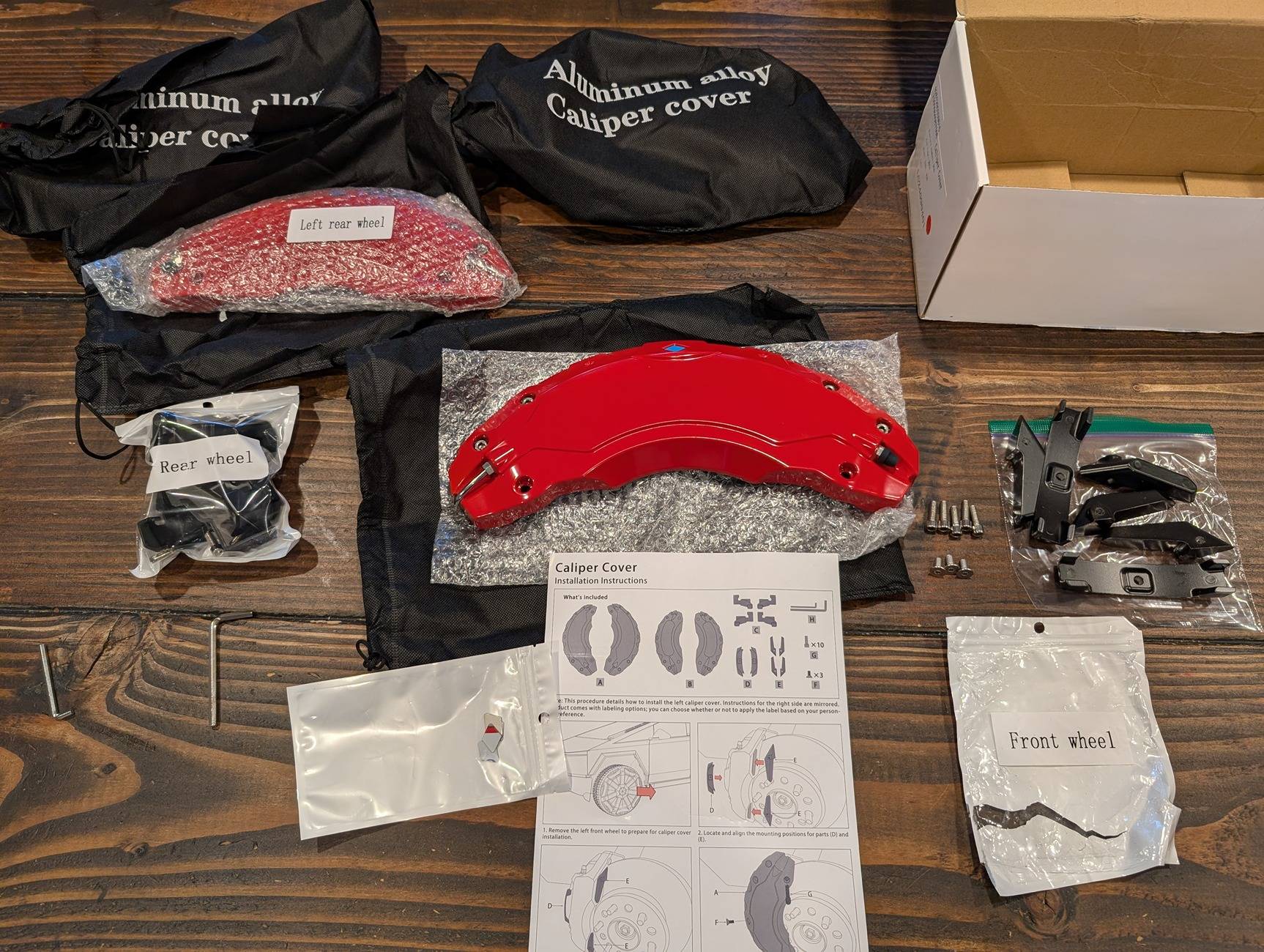 Tesla Cybertruck Caliper Brake Covers for Your Cybertruck: Easy Install - by CyberGear PXL_20241012_212405668