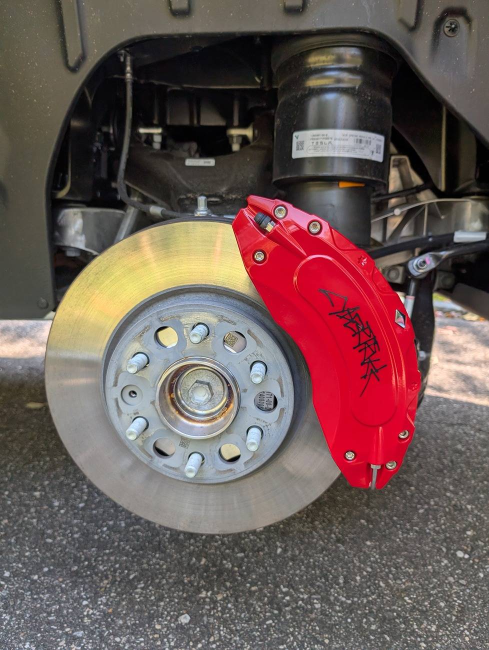 Tesla Cybertruck Caliper Brake Covers for Your Cybertruck: Easy Install - by CyberGear PXL_20241013_153738721