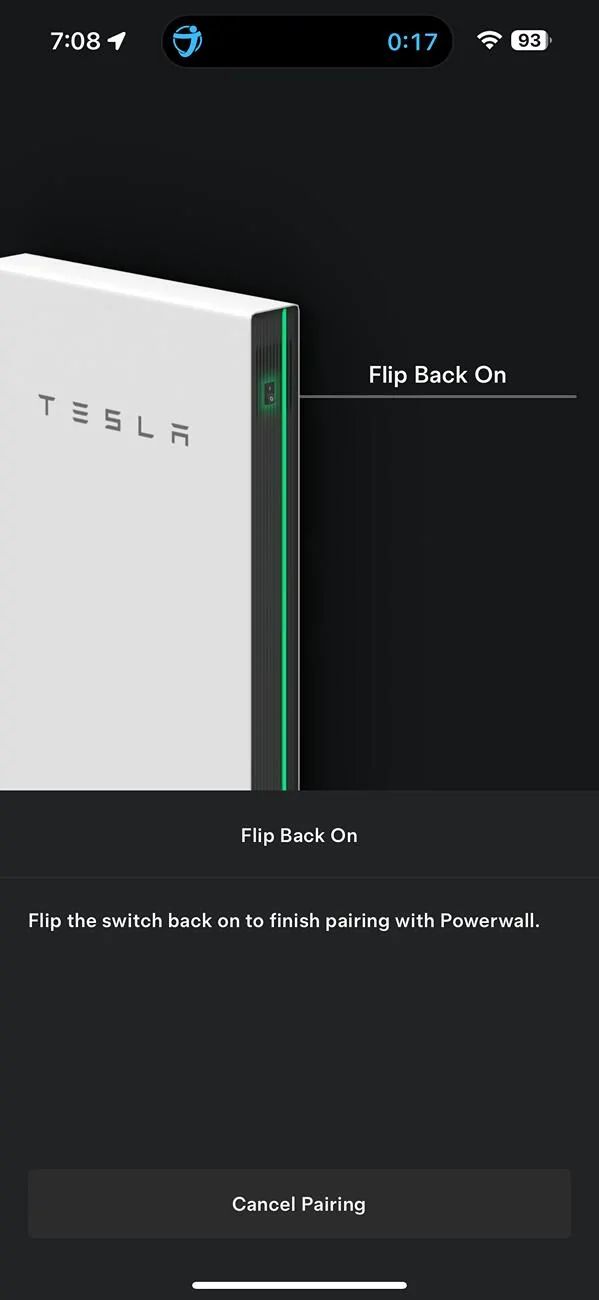 Tesla Cybertruck PowerShare Phone Pairing IMG_3332