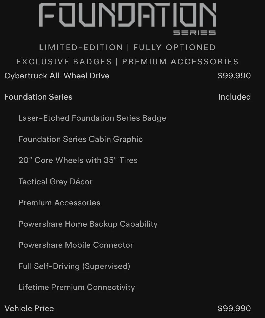 Tesla Cybertruck NON-Foundation Series Cybertruck Now Available to Order (Price: $79,900) !! SmartSelect_20241015_120354_Firefox