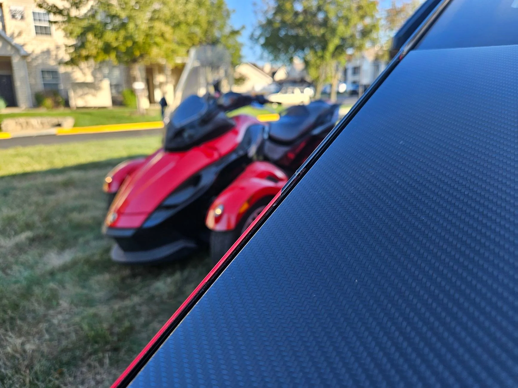 Tesla Cybertruck RED Vinyl Wrap & PPF Cybertruck -- Photos & Videos 20241014_171134