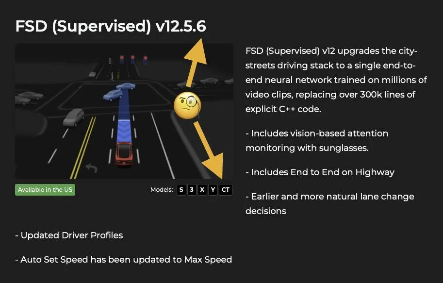 Tesla Cybertruck FSD (Supervised) v12.5.6 on Cybertruck⁉️ Screenshot 2024-10-15 at 4.52.11 PM
