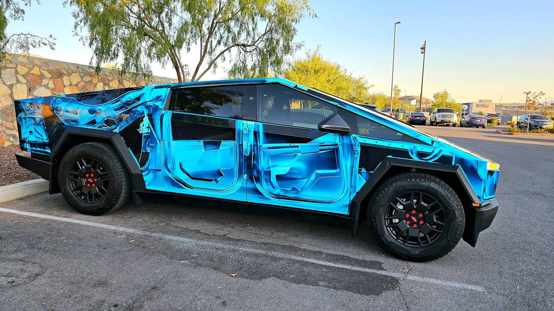 Tesla Cybertruck Easier way to wrap CT? | TESBROS Seamed CT Wrap Kits 20241013_180106