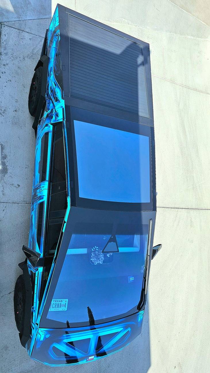 Tesla Cybertruck Easier way to wrap CT? | TESBROS Seamed CT Wrap Kits 20241014_145114