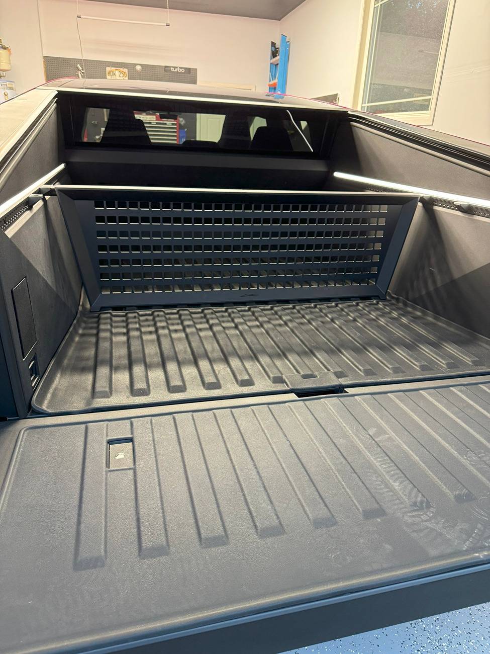 Tesla Cybertruck OEM Vault Cargo Divider now revised & fixed by Tesla! IMG_4820