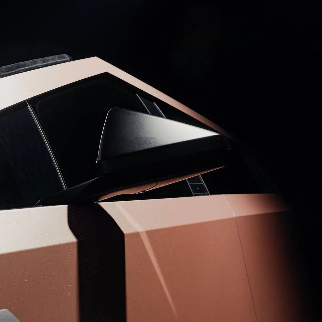 Tesla Cybertruck (PURE PPF) Metallic Moscato Cybertruck wrapped by Advance Industries 448912866_341071348861556_7791245995070599056_n