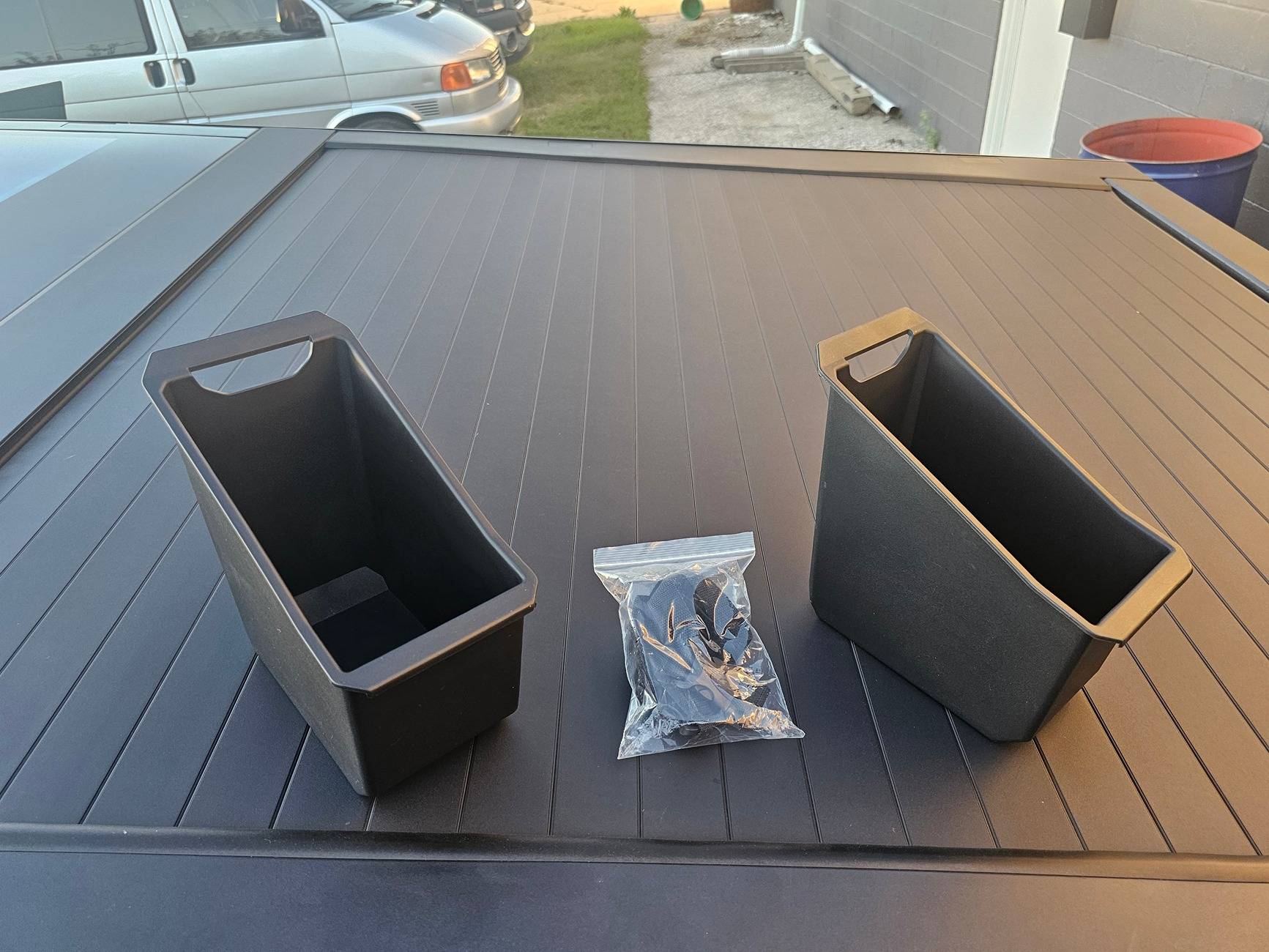 Tesla Cybertruck Backseat Storage Bin Review - Teslaunch 20241003_190232