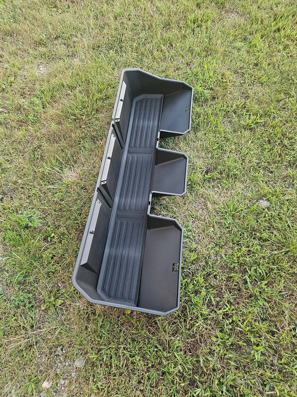 Tesla Cybertruck Backseat Storage Bin Review - Teslaunch 20241003_190209