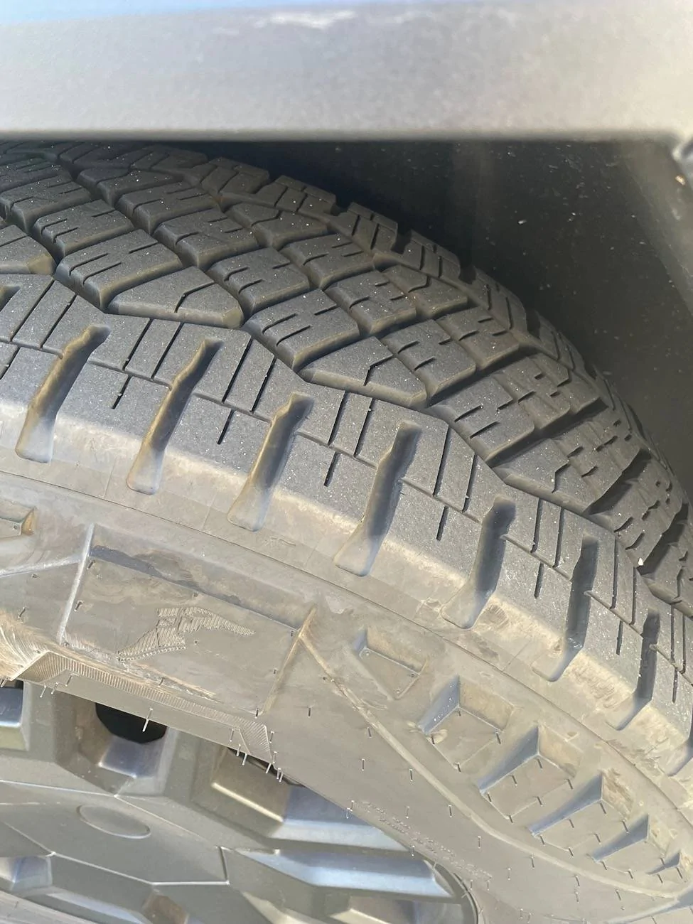 Tesla Cybertruck Epic Fail! - Cyberbeast - Tires shot at 6251 miles!!! IMG_1501