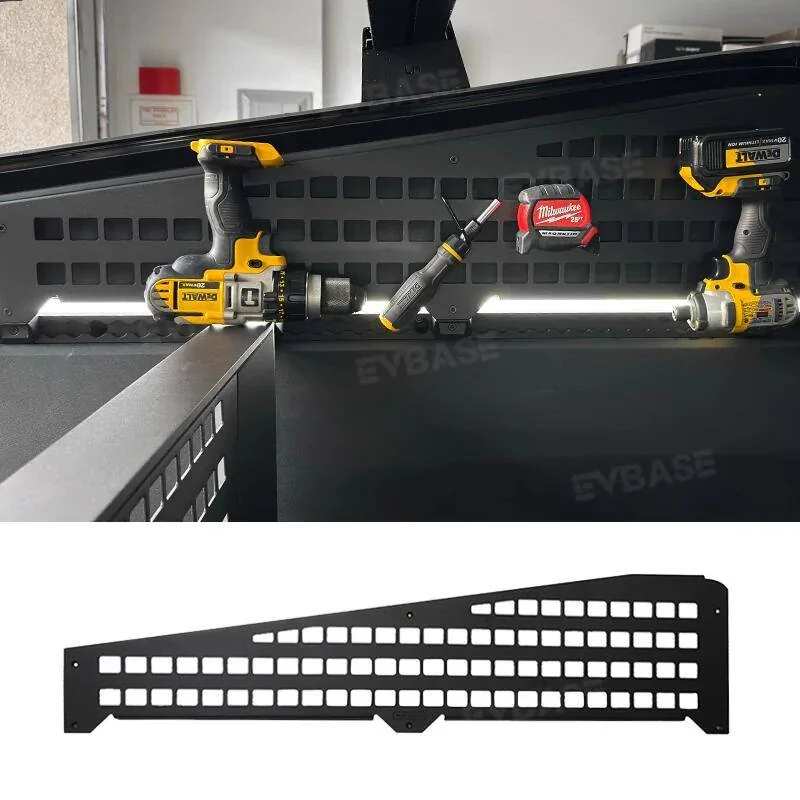 Tesla Cybertruck Tesla Cybertruck MOLLE Panel Rack Side by EVBASE 1729246165294