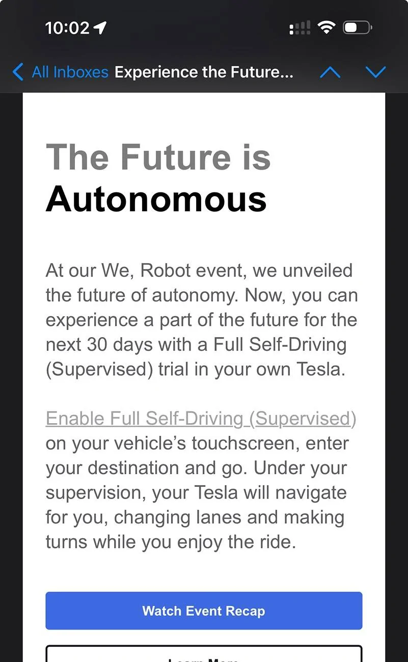 Tesla Cybertruck I love the smell of FSD in the morning IMG_7101