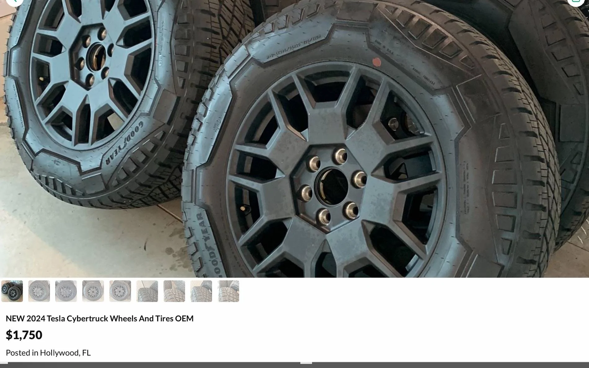 Tesla Cybertruck OE GOODYEAR Tires - how do they look after 25K miles? IMG_1994