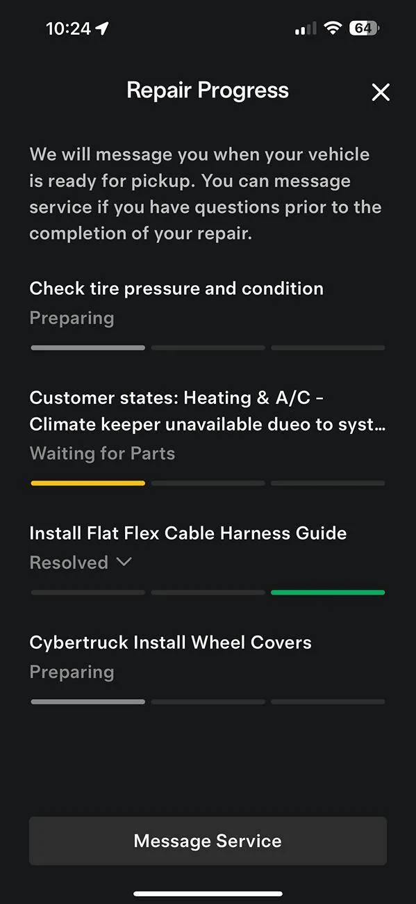 Tesla Cybertruck Got my Cybertruck Wheel Covers IMG_2692