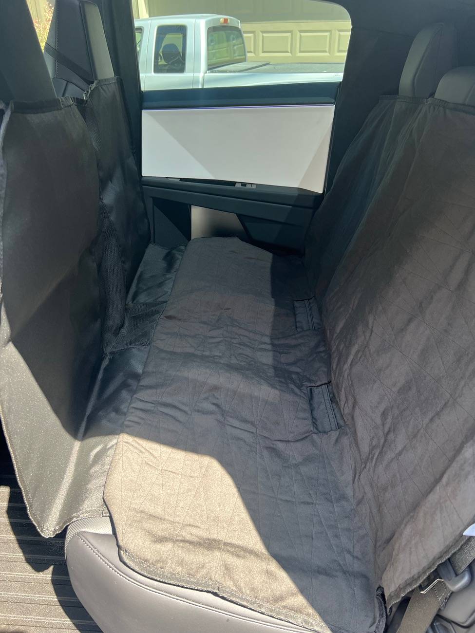 Tesla Cybertruck Cybertruck OEM Pet Liner disappointed IMG_5823