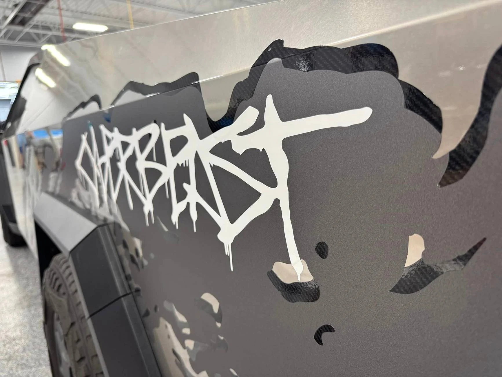 Tesla Cybertruck Custom Cyberbeast Wrap Design Cyberbeast custom wrap design 4
