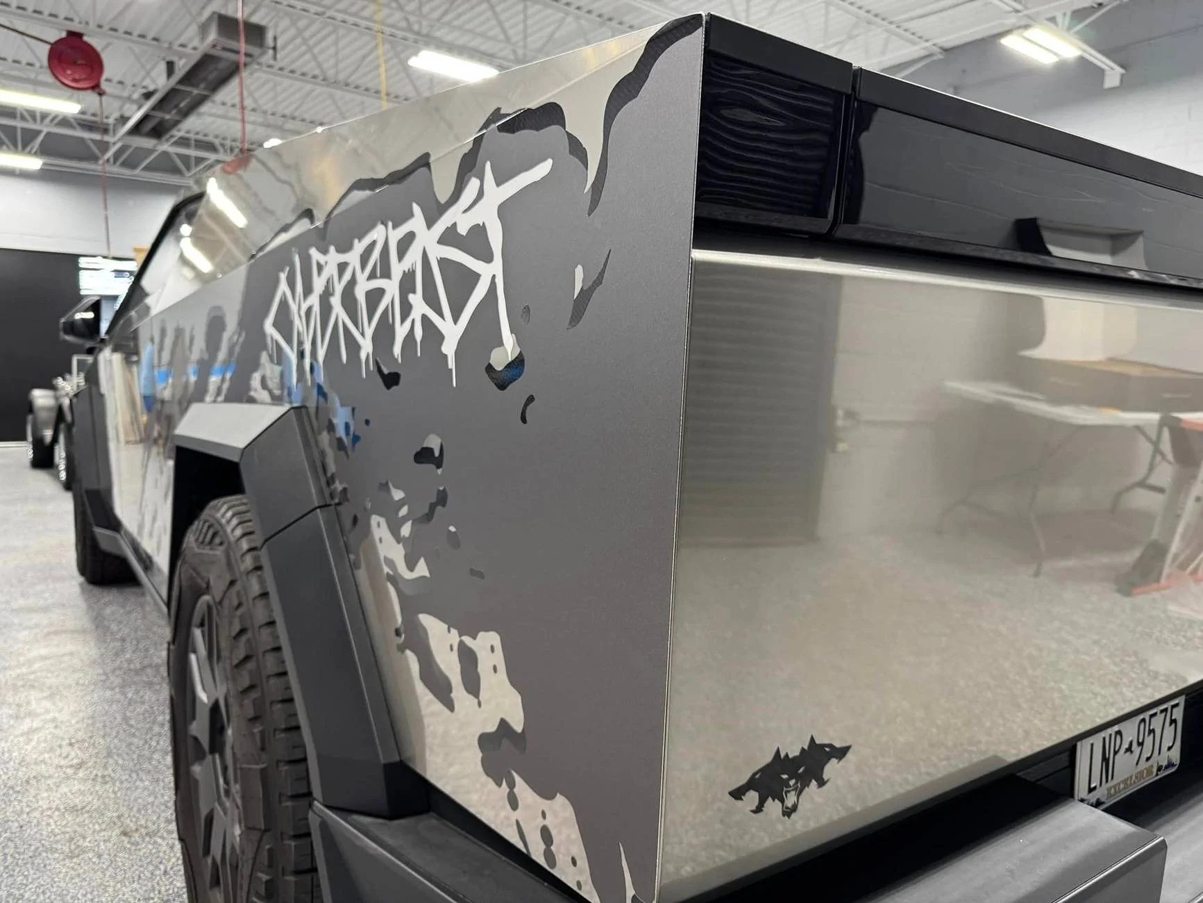 Tesla Cybertruck Custom Cyberbeast Wrap Design Cyberbeast custom wrap design 3