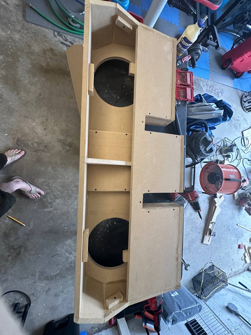 Tesla Cybertruck Aftermarket subwoofer, ported box, and custom 120V amp install in Cybertruck FAF46B82-82DE-443F-AF8C-CEFF8E88B19BIMG_6690