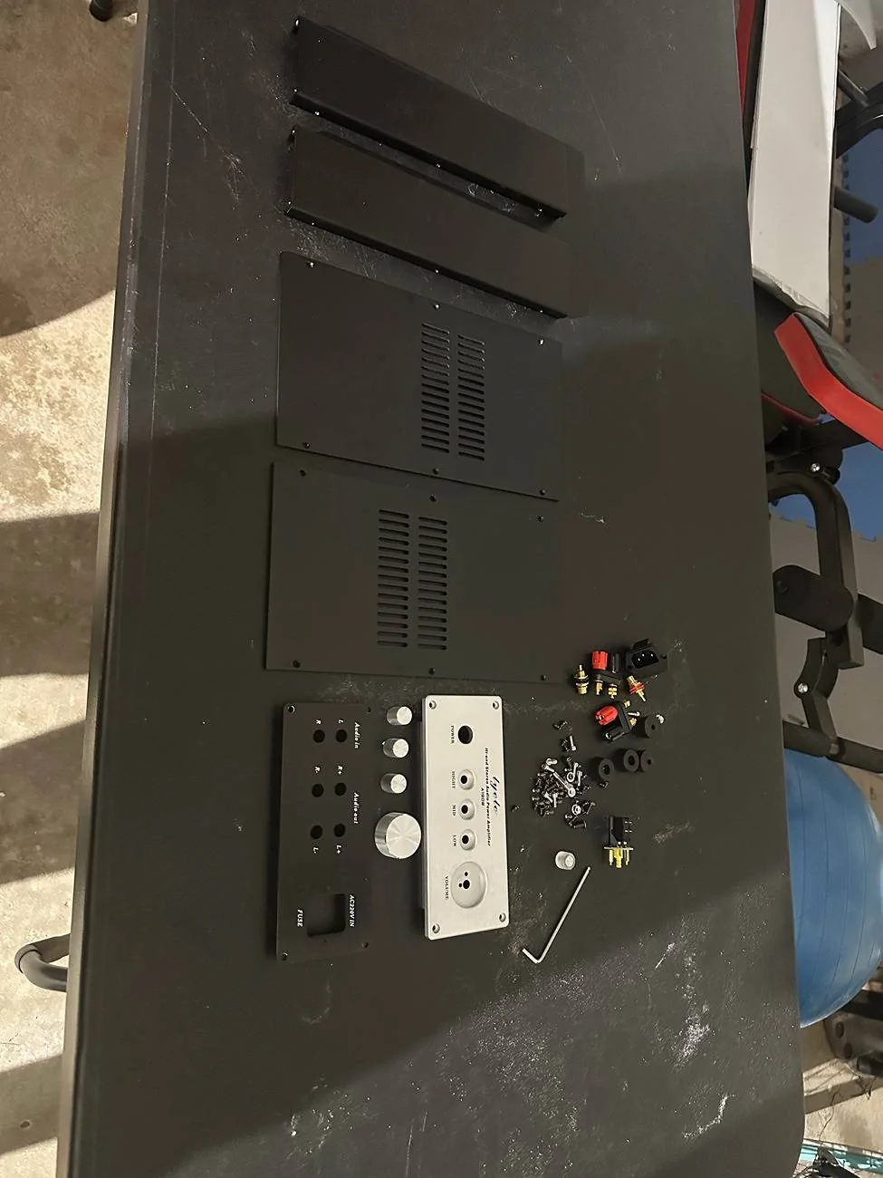 Tesla Cybertruck Aftermarket subwoofer, ported box, and custom 120V amp install in Cybertruck FC430F16-EEC2-49CD-A80B-70BBEA92EA79IMG_6960