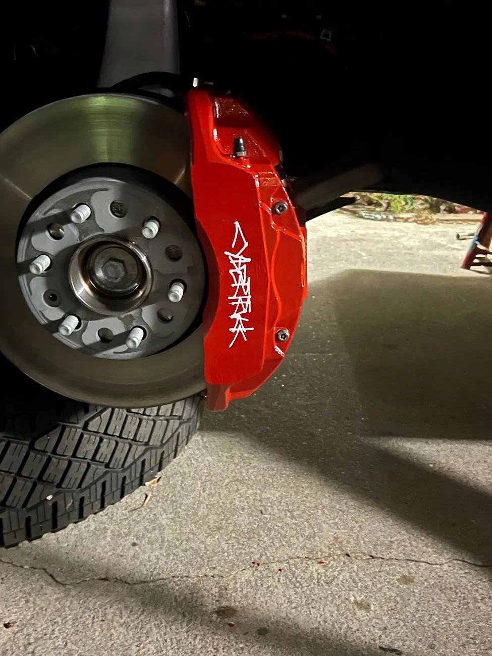 Tesla Cybertruck Painted Calipers DIY 🎨🖌️[updated with steps] IMG_5802